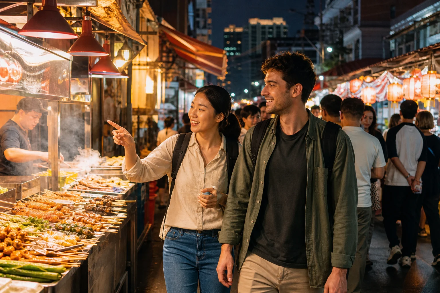 Night Market Walk