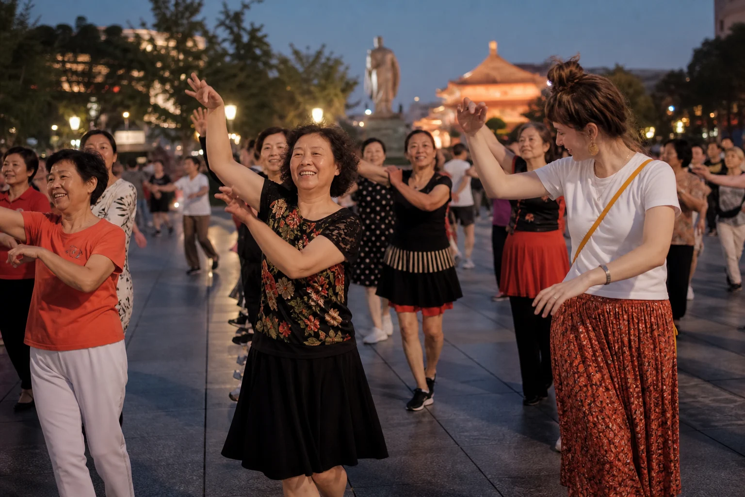 Evening Square Dancing