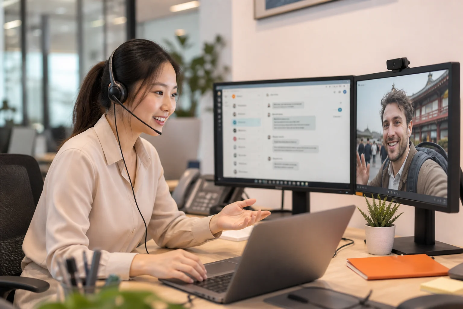 A bilingual agent ready to help