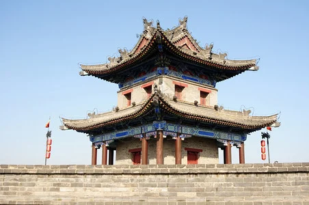 A historic Chinese city gate
